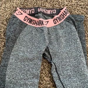 Gymshark grey and pink flex leggings
